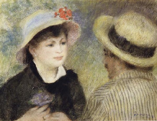 Pierre Renoir Boating Couple (Aline Charigot and Renoir) Spain oil painting art